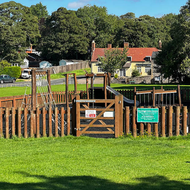 The village green play area